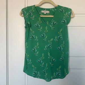 Loft Petite Floral Blouse